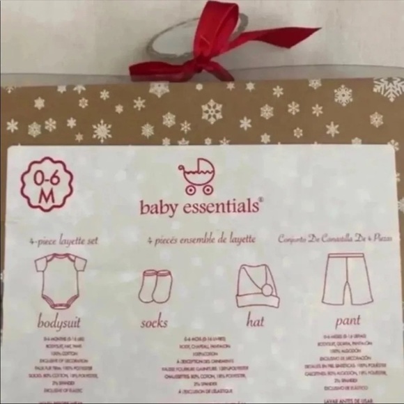 (NWT) Santa “My 1st Christmas” 4 Piece Baby Holiday Set, 0-6 Months - Picture 6 of 8